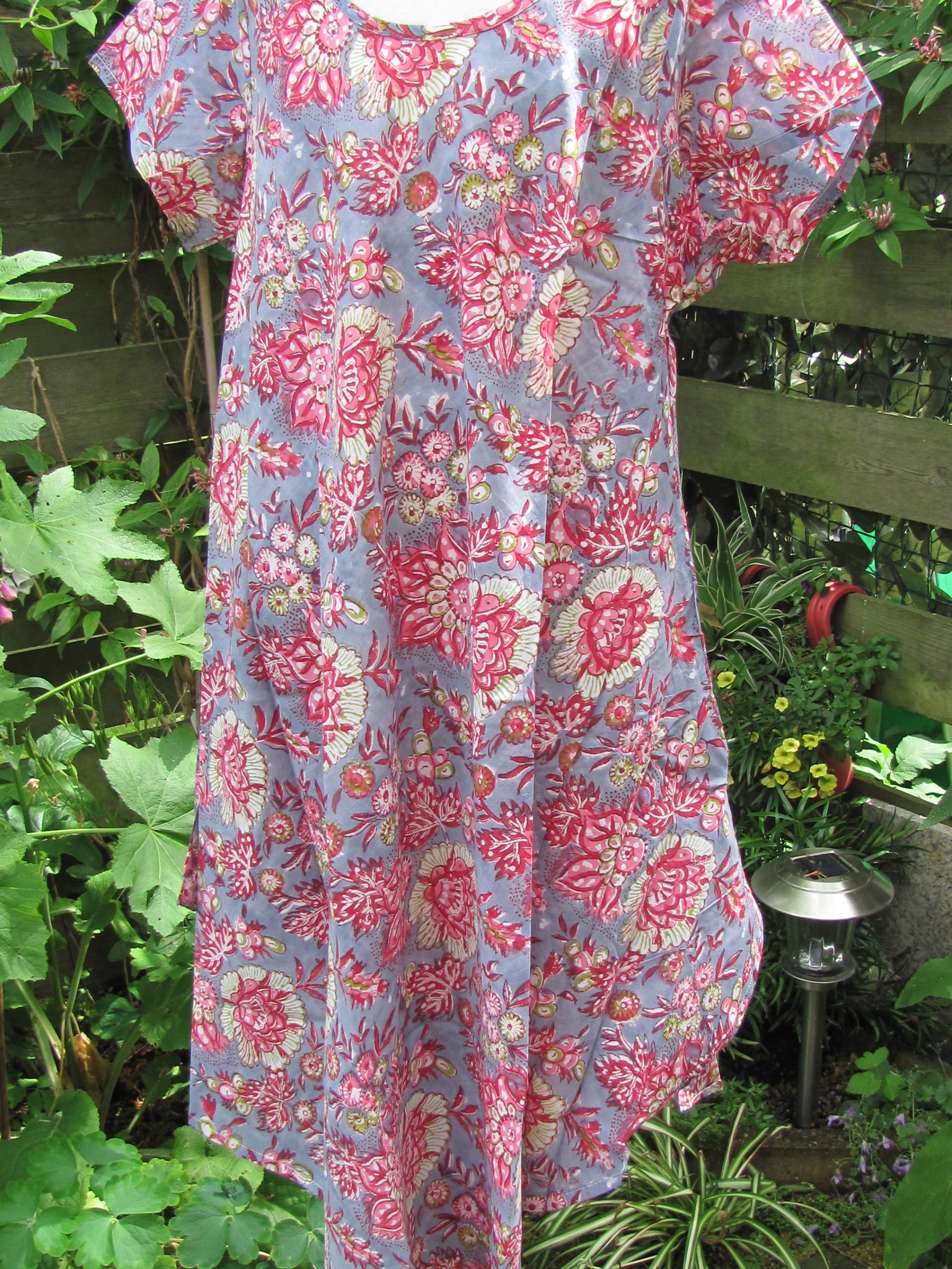 Tunic, Hand printed, Slow fashion