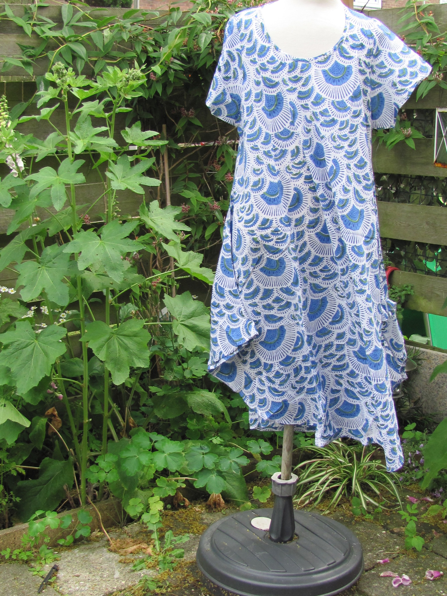 Tunic, Hand printed, Slow fashion