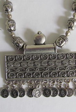 Hippy necklace amulet Buddha beads