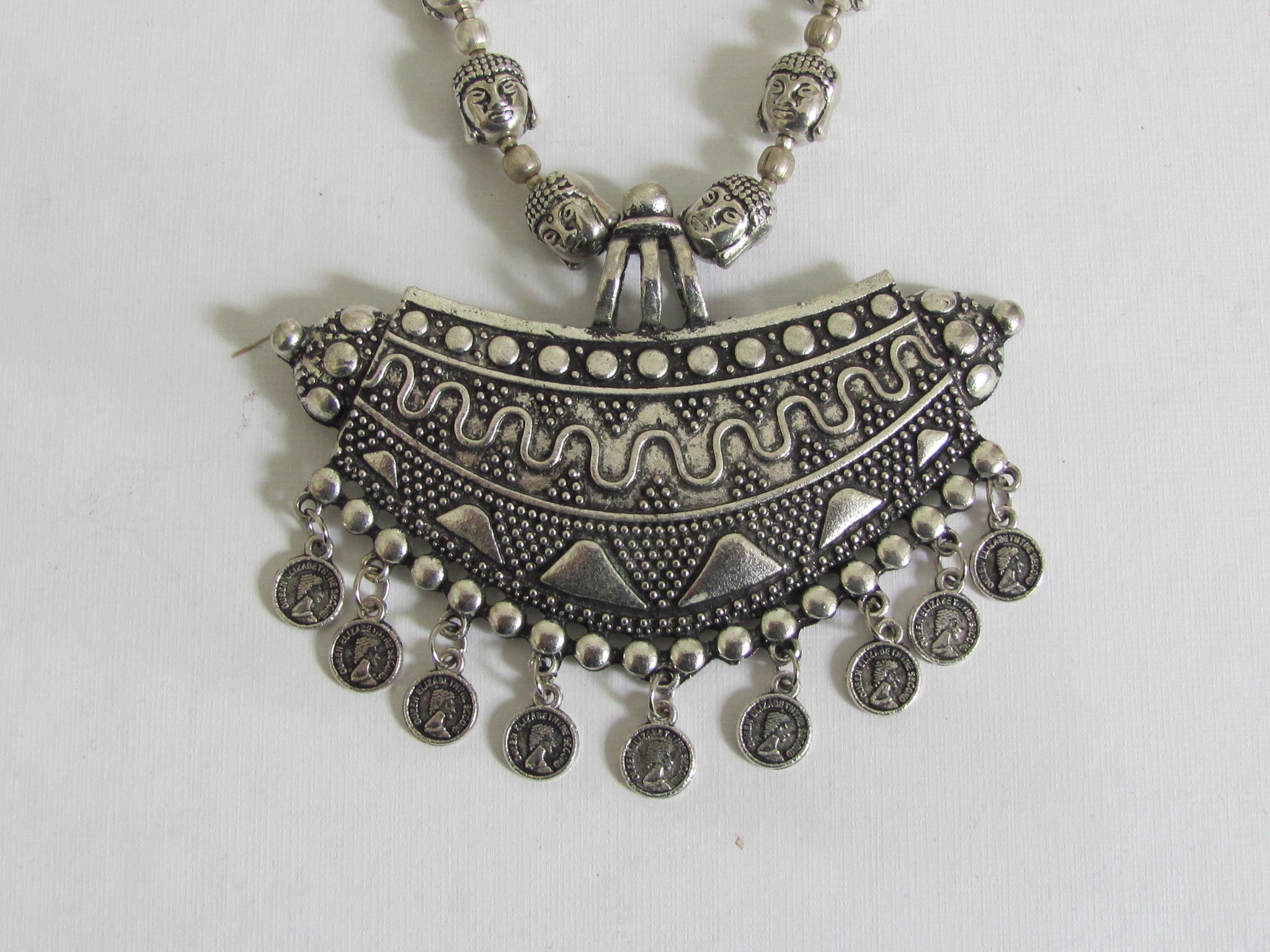Necklace bohemian Yemen meets India style
