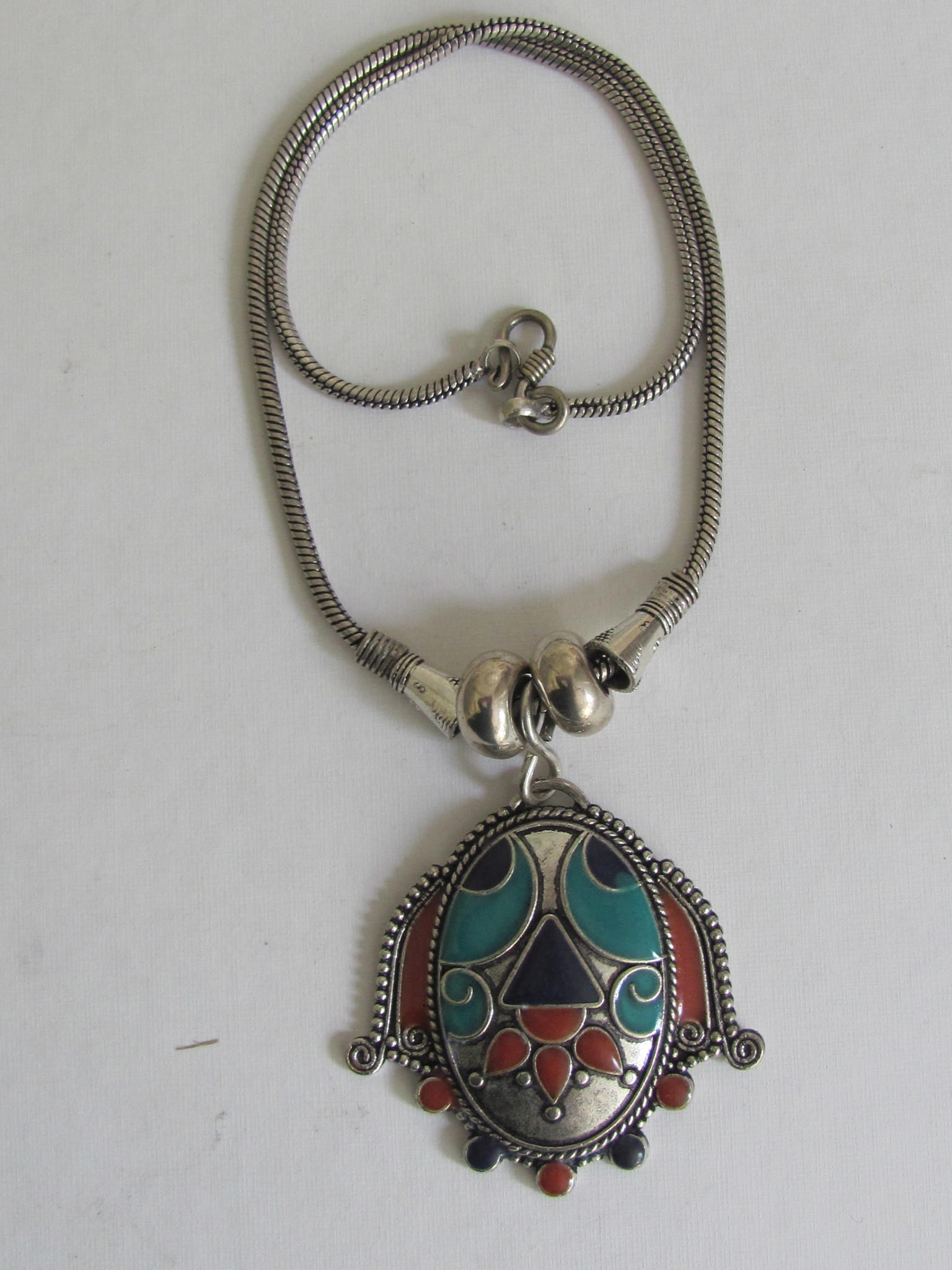 Indian necklace with bohemian arabic dreams