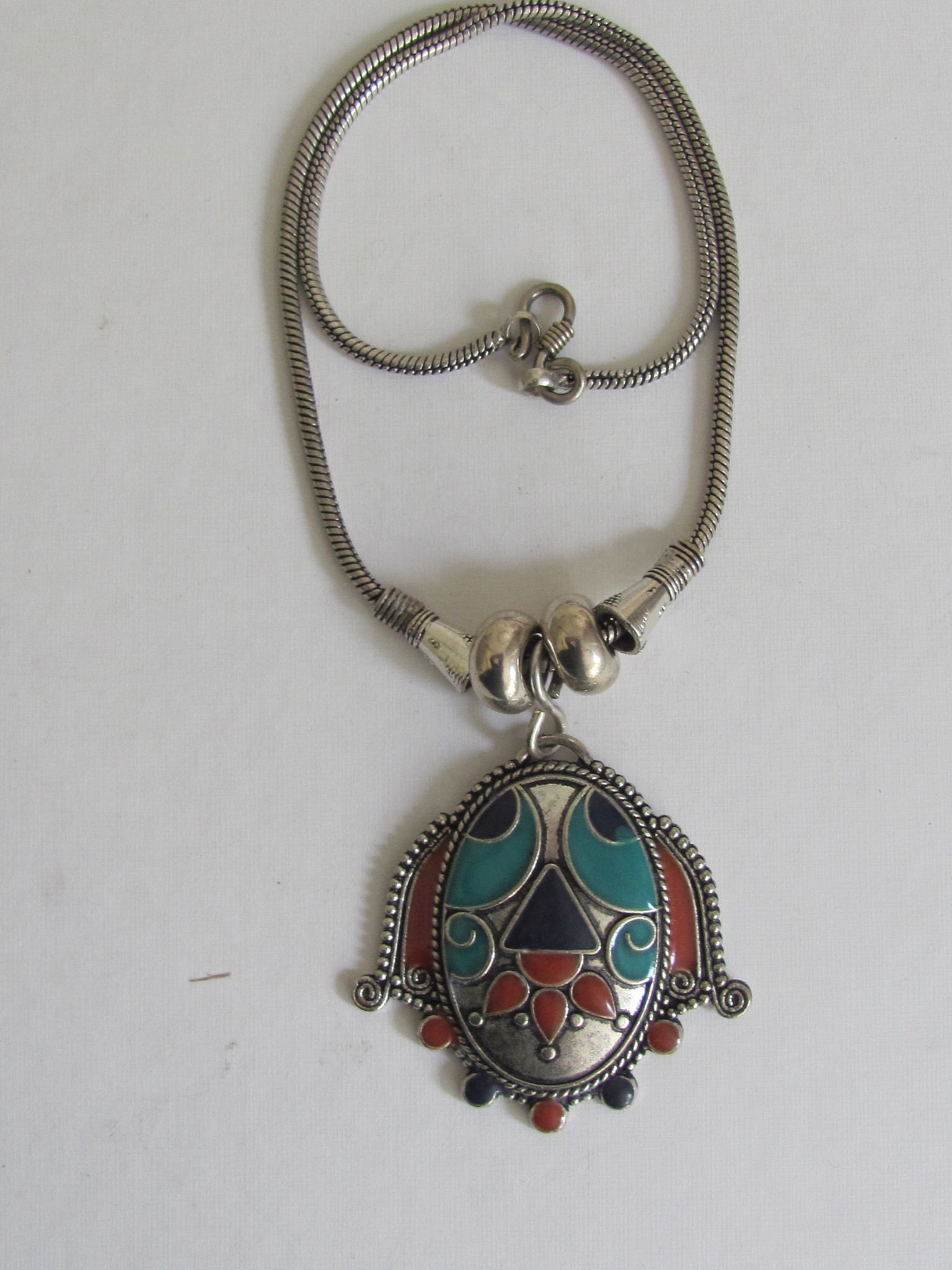 Indian necklace with bohemian arabic dreams