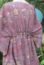 Kaftan short model hand printed