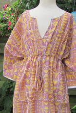 Kaftan short  hand printed