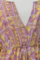 Kaftan short  hand printed