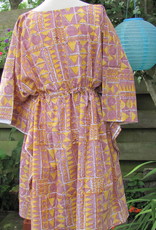 Kaftan short  hand printed