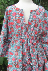 Kaftan short  hand printed