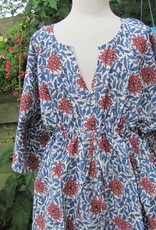 Kaftan short model hand printed