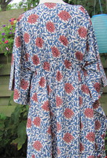 Kaftan short model hand printed