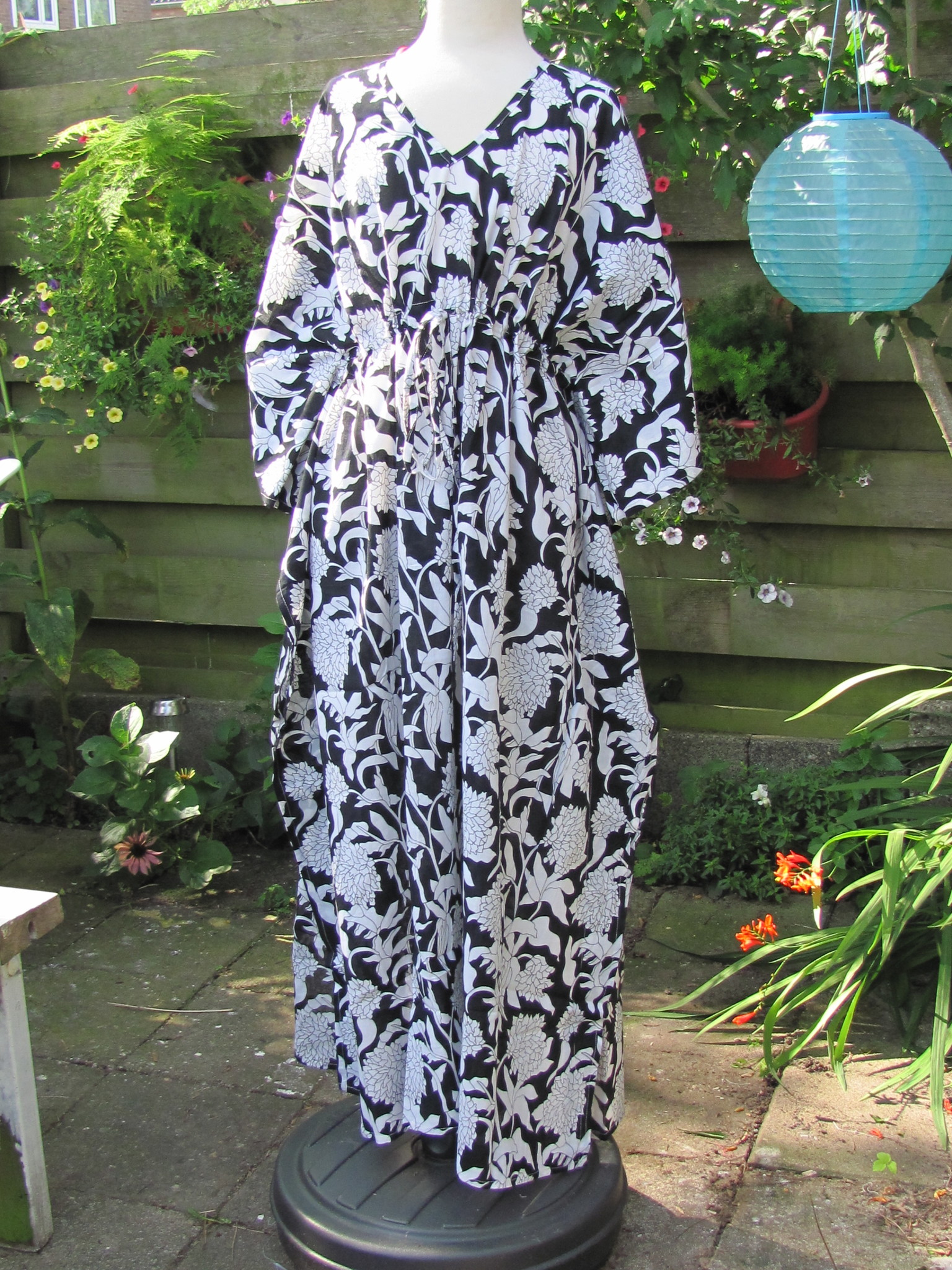 Kaftan long hand printed