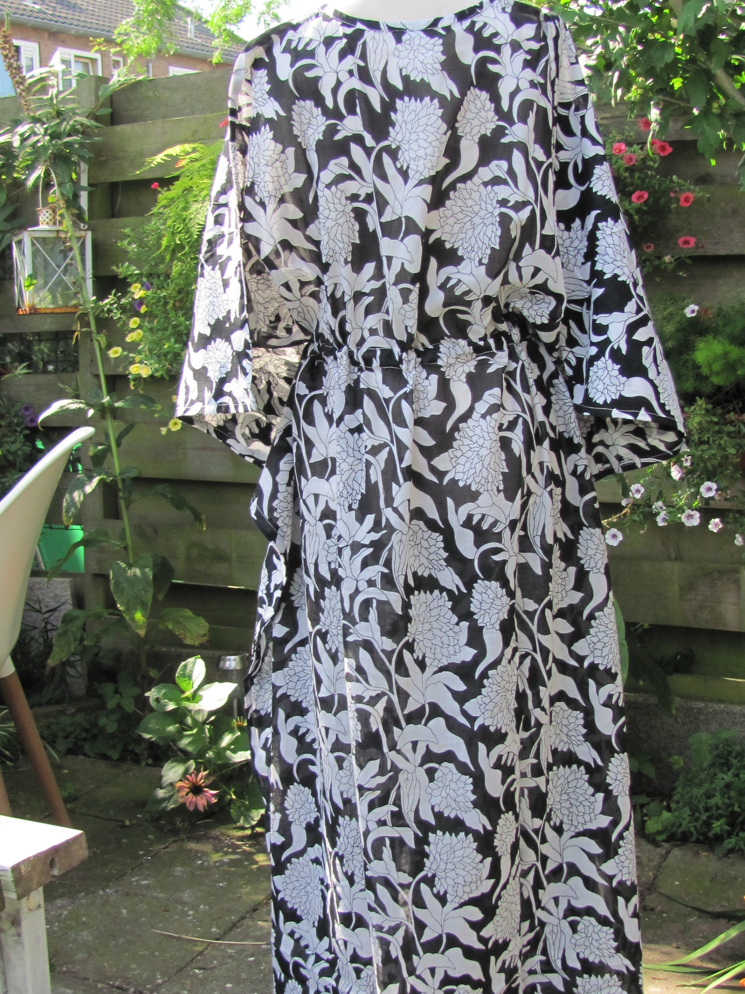 Kaftan long hand printed