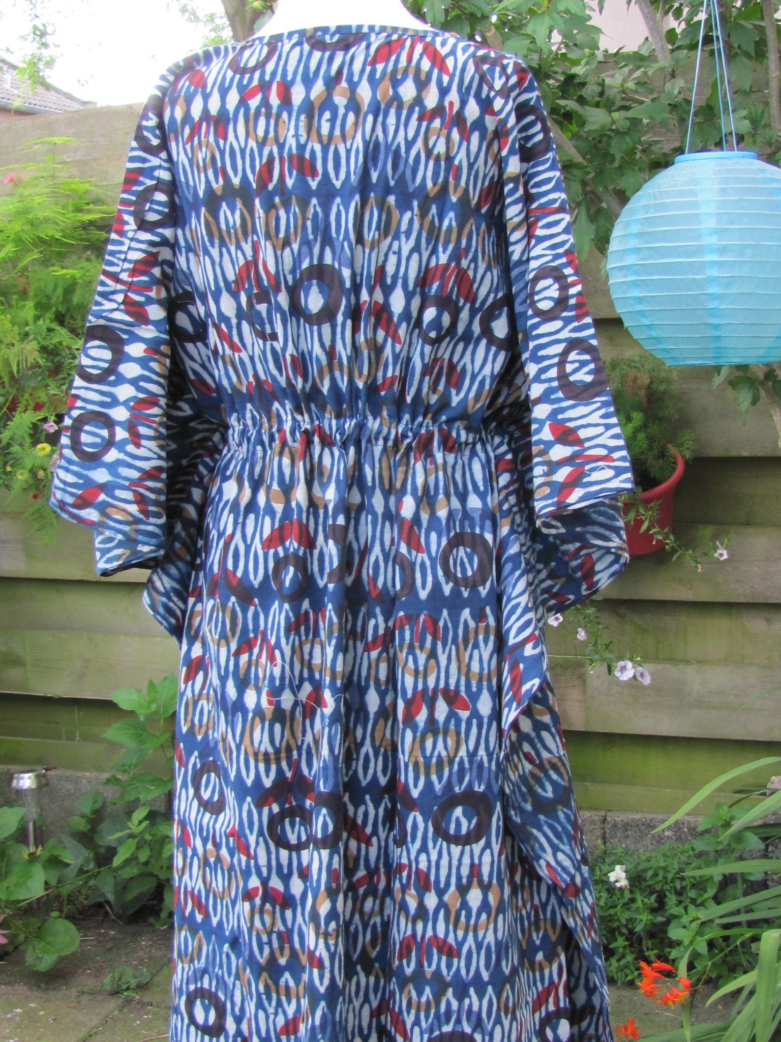 Kaftan long hand printed