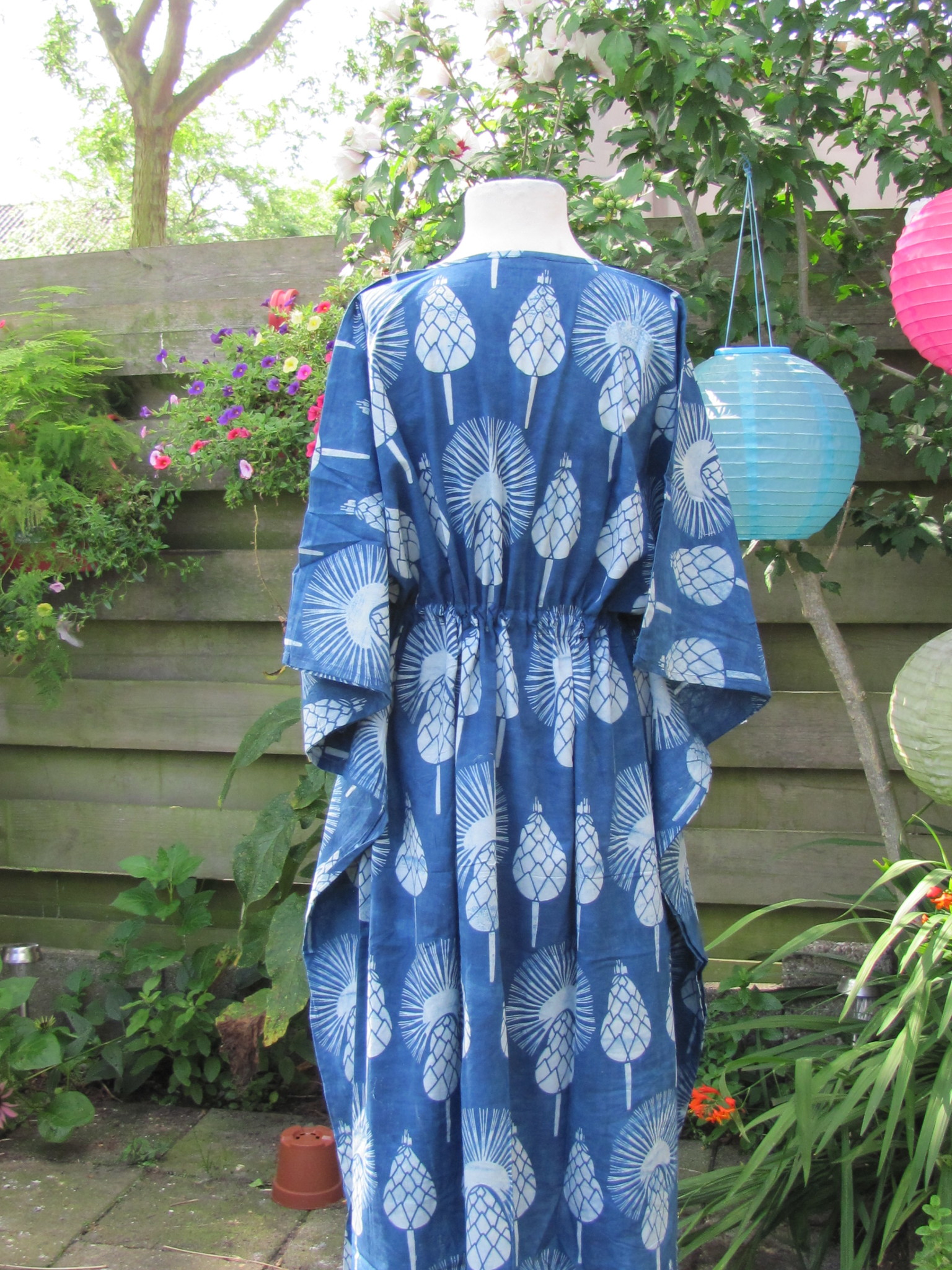 Kaftan long hand printed  lounge clothing