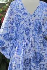 Kaftan long hand printed  lounge clothing