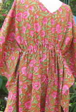 Kaftan long hand printed  lounge clothing