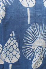 Kimono, dressing gown hand printed with vegetable dyes. 100% cotton