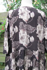 Dress fit and flare  with mother of pearl buttons