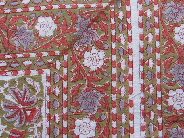 Bedsheet bohemian ,  grand foulard  tablecloth