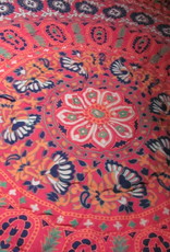 Hippy night India quilted and  handprinted  soft Cotton double counterpane