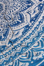 Hippy night mandala printed double quilt reversible