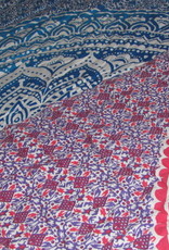 Mandala bedrukt twee persoons quilt  keerbaar