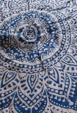 Mandala bedrukt twee persoons quilt  keerbaar