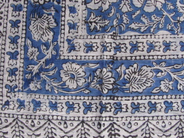 Shawl, Sarong, Pareo,  Dupatta, Skirt, 100% Handprinted Cotton