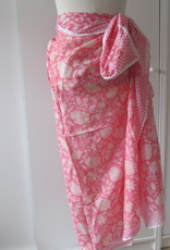 Shawl, Sarong, Pareo,  Dupatta, Skirt, 100% Handprinted Cotton