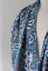 Shawl, Sarong, Pareo,  Dupatta, Skirt, 100% Handprinted Cotton