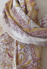 Shawl, Sarong, Summer Wrap,  Dupatta, Skirt, 100% Handprinted Cotton