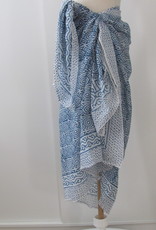 Shawl, Sarong, Summer Wrap,  Dupatta, Skirt, 100% Handprinted Cotton