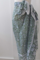 Shawl, Sarong, Summer Wrap,  Dupatta, Skirt, 100% Handprinted Cotton