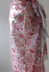 Summer Wrap,  Shawl, Sarong,  Dupatta, Skirt, 100% Handprinted Cotton