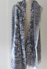 Summer Wrap,  Shawl, Sarong,  Dupatta, Skirt, 100% Handprinted Cotton