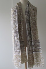 Summer Wrap,  Shawl, Sarong,  Dupatta, Skirt, 100% Handprinted Cotton