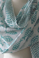 Summer Wrap,  Shawl, Sarong,  Dupatta, Skirt, 100% Handprinted Cotton