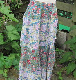 Skirt long bohemian  blockprinted, slow fashion