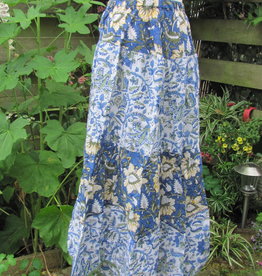 Skirt long bohemian  blockprinted, slow fashion