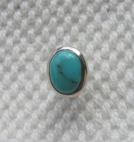 Earring silver turquoise