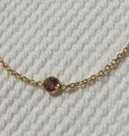 Necklace gold on silver