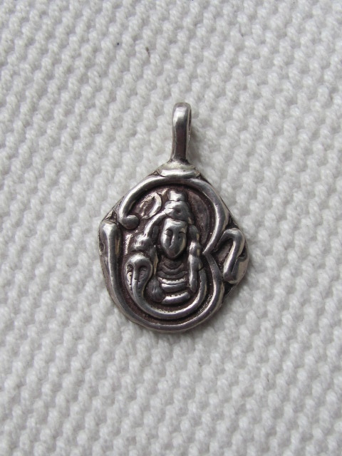 shiva pendant zilver