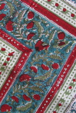 Bedsheet bohemian  on the bed, grand foulard