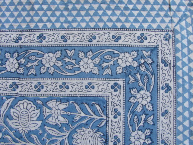 Indian bedspread, Bedsheet Bohemian,  Grand Foulard , TabelCloth,