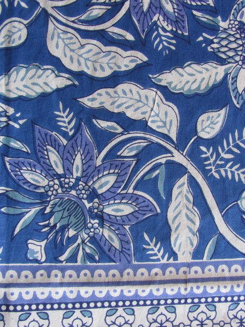 Bedsheet, bohemian bedspread, grand foulard , tablecloth, grand foulard,