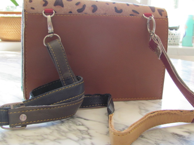 Bag handmade  from leather, cross body bag or clutch bag