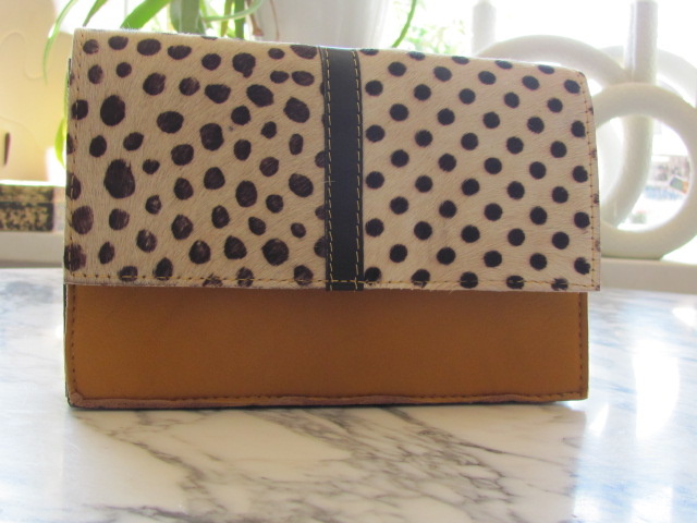 Bag handmade  from leather, cross body bag or clutch bag