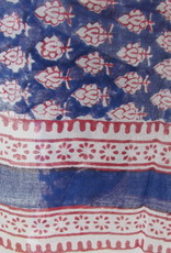 Shawl, Summer Wrap,  Sarong,  Dupatta, Skirt, 100% Handprinted Cotton