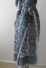 Shawl, Summer Wrap,  Sarong,  Dupatta, Skirt, 100% Handprinted Cotton