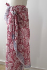 Summer Wrap,  Shawl, Sarong,  Dupatta, Skirt, 100% Handprinted Cotton