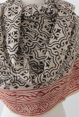 Summer Wrap,  Shawl, Sarong,  Dupatta, Skirt, 100% Handprinted Cotton